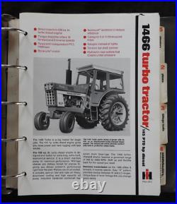 1066 1466 1566 1568 V8 Hydro 70 100 International Harvester Tractor Sales Manual