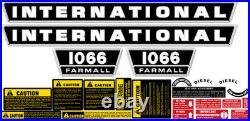 1066 Farmall International Harvester Decal Set