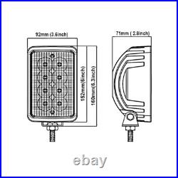 10pcs LED Work Light Kit Headlight for Case IH Tractor 7210 7220 7230 7240 7250