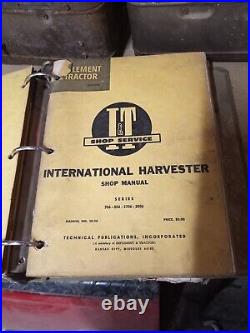 11 VINTAGE I&T Shop Service Manual IMPLEMENT & TRACTOR International Harvester