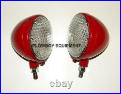thumbnail image 2 of Pair Of 12 Volt Headlights For Farmall Cub, A, B, C, H, M, Super, 140, 300, 450, O4, O6 Tractors – Complete Assembly 2 of 5