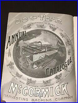 1889 McCormick Harvesting Tractor Catalog Incredible Engravings