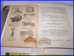 1909 INTERNATIONAL HARVESTER Farmer's ALMANAC IHC Famous Hit Miss Engine Tractor 1909 INTERNATIONAL HARVESTER Farmer's ALMANAC IHC Famous Hit Miss Engine Tractor