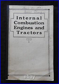 1920 International Harvester 8-16 Titan 10-20 15-30 Tractor Service Manual Rare