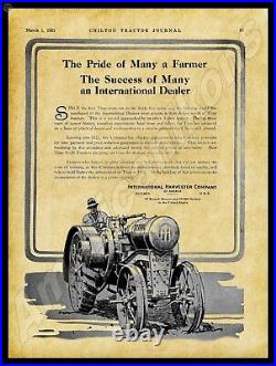 1921 IH Titan 10-20 Tractor NEW Metal Sign 24 x 30 USA STEEL XL Size 7 lbs