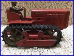 1930 Arcade International Harvester Tractor Tractor All Original Cast Iron Toy