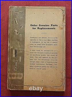 1932-39 INTERNATIONAL HARVESTER McCORMICK-DEERING F-12 F-14 TRACTOR PARTS MANUAL 1932-39 INTERNATIONAL HARVESTER McCORMICK-DEERING F-12 F-14 TRACTOR PARTS MANUAL