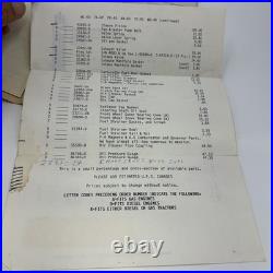 1936 McCORMICK DEERING WD40 Tractor Instruction Book International Harvester