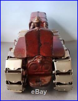 1937 Arcade Cast Iron INTERNATIONAL HARVESTER Diesel TRAC TRACTOR Pre War Toy