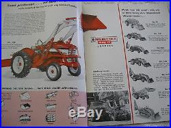 1950's-60's IH INTERNATIONAL INDUSTRIAL TRACTORS & EQUIPMENT 24 PAGE BROCHURE