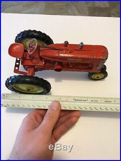 1952 Tru-Scale M Tractor Red MCP001 With ERTL Farm Trailer Made In USA