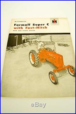 1953 IH FARMALL SUPER C INTERNATIONAL HARVESTER TRACTOR SALES BROCHURE McCormick
