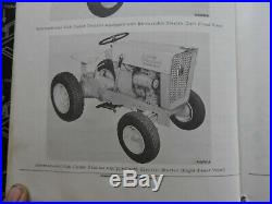 1960-1972 International Harvester Cub Cadet Tractor Master Parts Catalog Manual