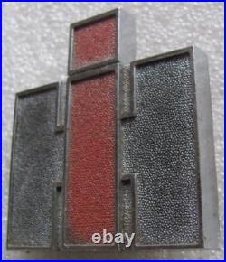 1960s 1970s IH IHC INTERNATIONAL HARVESTER CUB CADET TRACTOR EMBLEM BADGE OEM