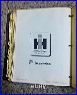 1960s International Harvester IH Shop Service Manual BINDER + 20 BLUE RIBBON