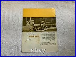 1961-63 International Cub Cadet Lawn and Garden Tractor Brochure Thick 16 Pages