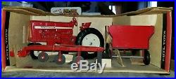 1969 International Harvester 544 Tractor With Flare Box Wagon And 3 Bottom Plow