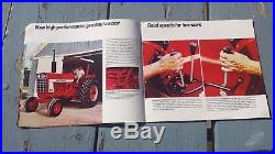 1970s International Harvester Tractor 766 966 1066 1466 Sales Brochure