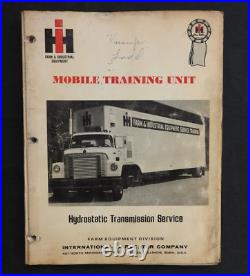 19721 International Harvester Hydrostatic Transmission Mobile Training Tractor