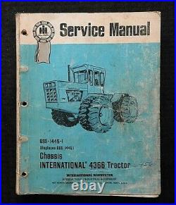 1973-80 International Harvester 4366 4386 4568 4586 4786 Tractor Service Manual
