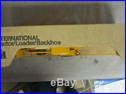 (1975) IH Model 4600 Toy Tractor/Backhoe Blueprint Replica 1/16 Scale, NIB