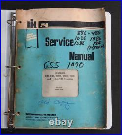 1976-81 International Harvester 886 986 1086 1486 1586 186 Tractor Repair Manual