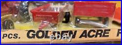 1983 ERTL Golden Acre Farm Set 15pc Tractor, Plow, Disc 1/32
