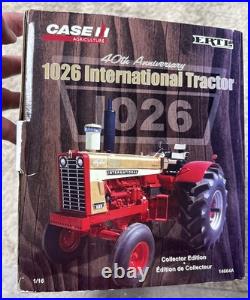 1/16 ERTL International Harvester 1026 Gold Demonstrator Tractor (40th Ann.)