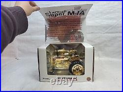 1/16 Ertl FARMALL IH Super M-TA 100TH Anniversary Series Gold Chaser In Box