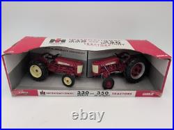 1/16 Ertl Farm Toy International Harvester 330 AND 350 Utility Tractor Set