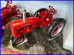 1/16 Ertl International Harvester Farmall A B C 3 Piece Tractor Set