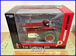 1/16 Farmall 806 Precision Key Series #4 wide front tractor New in the box