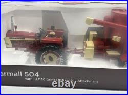 1/16 Firestone Series IH Farmall 504 WithIH 1150 Grinder-Mixer Mill 1657/2500 1/16 Firestone Series IH Farmall 504 WithIH 1150 Grinder-Mixer Mill 1657/2500