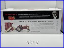 1/16 Firestone Series IH Farmall 504 WithIH 1150 Grinder-Mixer Mill 1657/2500 1/16 Firestone Series IH Farmall 504 WithIH 1150 Grinder-Mixer Mill 1657/2500
