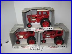 1/16 INTERNATIONAL HARVESTER 1568 V-8 wDUALS CASE LOT OF 6 TRACTORS IN ERTL BOX
