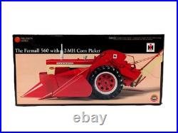 1/16 International Harvester Farmall 560 Tractor With 2-MH Corn Picker