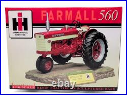 1/16 International Harvester Farmall 560 Tractor with Sculptured Base