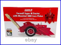 1/16 International Harvester Farmall Super M Tractor With 2MH Corn Picker