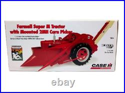 1/16 International Harvester Farmall Super M Tractor With 2MH Corn Picker