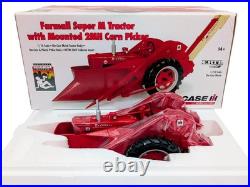 1/16 International Harvester Farmall Super M Tractor With 2MH Corn Picker