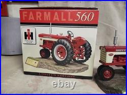 1/16 Scale Farmall 560 Tractor Sculptured Base Five Plow Tractor 1958 1963