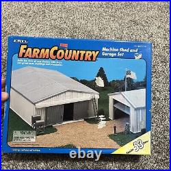 1/64 ERTL Farm Country Machine Shed And Garage Set with Accessories 53 pcs