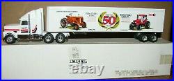 1/64 Ertl BINKLEY HURST Case 500 D & CIH 7130 Tractors Navistar Semi Truck Toy