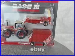 1/64 Ertl Case IH 3388 2+2 With Forage Harvester And Wagon NIP