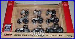 1/64 International Harvester 9 Piece Tractor Silver Chase Unit Set, 44226-Silver