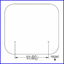 2 pc, Black Vinyl Cushion Set Fits Case-IH Tractor 3220 3230 385 395 4210
