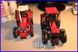 2 x scale model Britains 1/32 Tractor Case International 956 XL 1056 XL