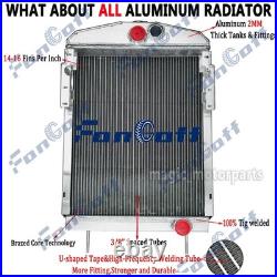 #351798R92 3 Row Radiator Fits Farmall International Harvester M MD Super M