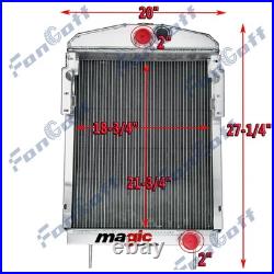#351798R92 3 Row Radiator Fits Farmall International Harvester M MD Super M