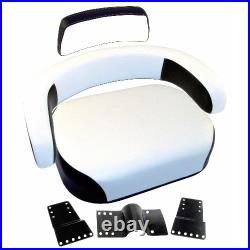 3 Pc Tractor Seat Cushion Set with Brackets for International Harvester
